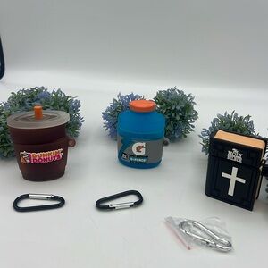 3 Case Airpod (1st and 2nd Gen) Dunkin Donuts,Ben & Jerry’s,The Holy bilble